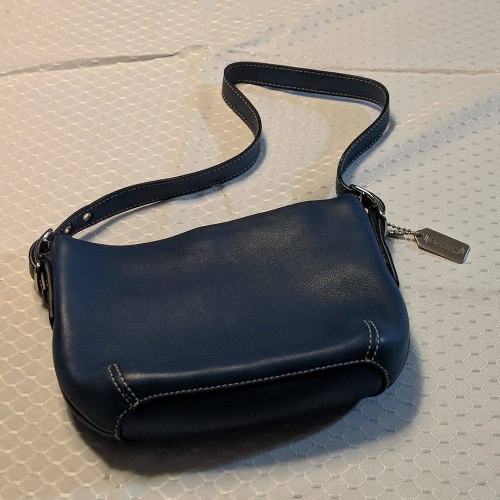 Coach blue mini bag
